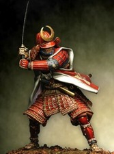 Duelling Samurai in full armour Part 2 Painted Tin Toy Soldier Pre-Sale  Art