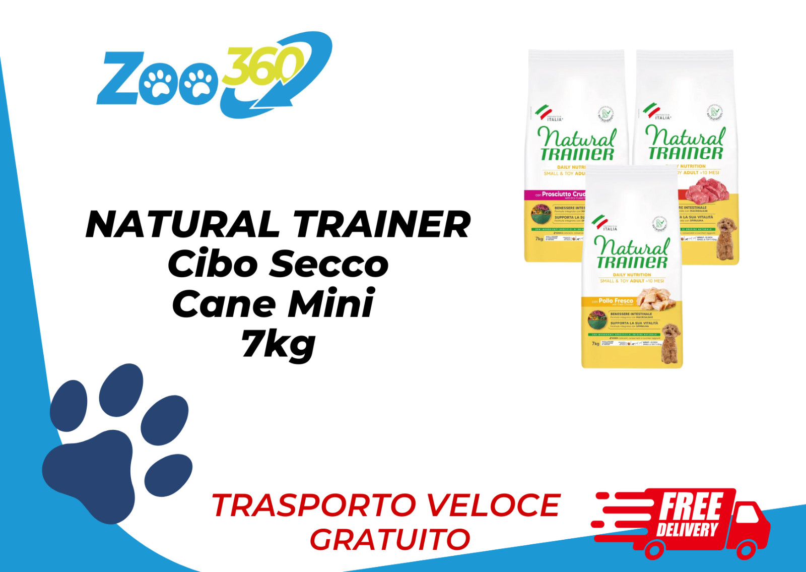 Trainer Natural Mini Adulti 7kg - Nutrizione Naturale Certificata