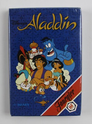 1993 ALADDIN Playing Cards Deck Heraclio Fournier 33 Cards Disney New (SEALED)