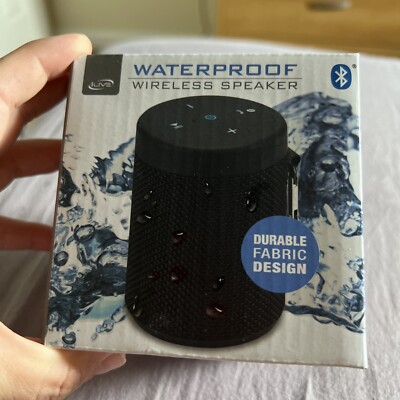 ISBW108 Waterproof Fabric Wireless Bluetooth Speaker Black