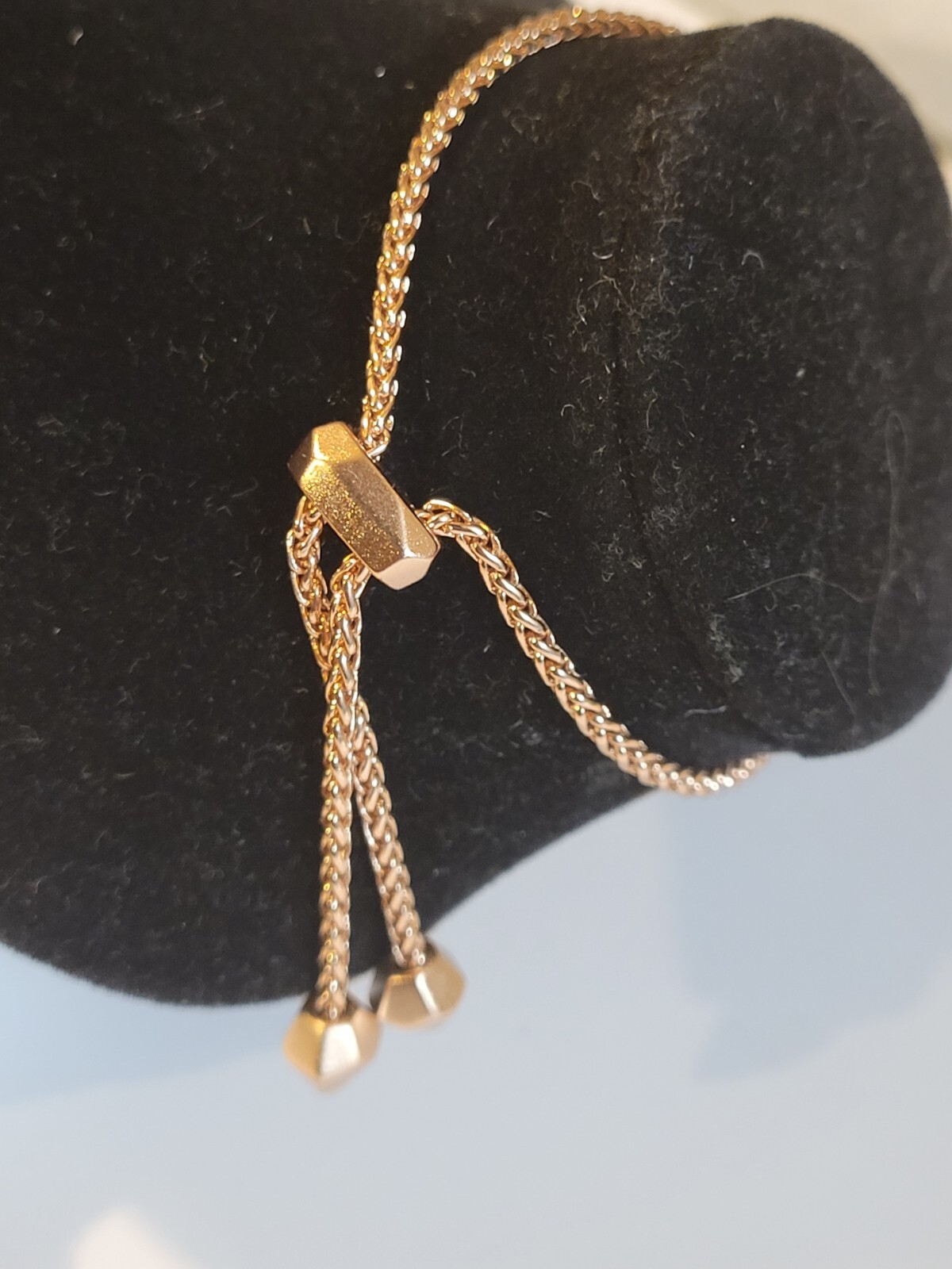 Goldtone Drawstring Statement Bracelet - image 8