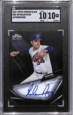 2021 Topps Chrome Black #CBA-NR Nolan Ryan SGC 10 Gem Auto Rangers 