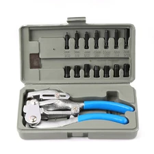 NEW Power Hole Punch Kit - Sheet Metal - Hand Tool Set HEAVY DUTY USA SHIP