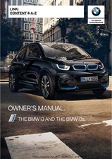 BMW i3 OWNERS MANUAL HANDBOOK - ALL YEARS - NEW PRINT - FREE POSTAGE