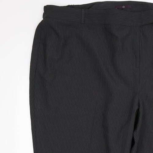 evie Womens Grey Polyester Blend Trousers Size W32 L25 in - Picture 5 of 12