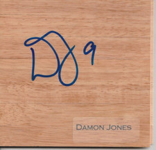 Damon Jones Autographed 6x5 Wood Floor Piece Cleveland Cavaliers E413