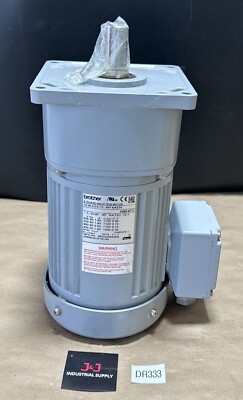 NEW GTR Brother G3K22S15-WF4AEN 3~Phase Induction Motor 1/2Hp 4P 15:1 + Warranty