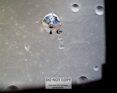 APOLLO 11 COMMAND AND SERVICES MODULES FROM ''EAGLE'' - 8X10 NASA PHOTO (SP-160)