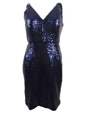 Nightway Women's Petite Sequin Sheath Dress
