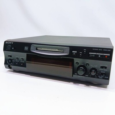 Sony MDS-S39 MiniDisc Deck AC100V Compact MD Player Tested Japan BE185