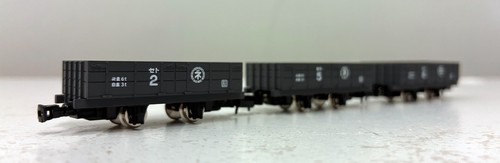 Juego de vagones planos TOMYTEC #325431 Tetsukore Nekoya Line (HOe 1/87 9 mm) | Condition: Used