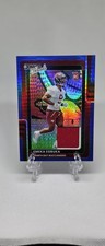 Emeka Egbuka - 2025 Donruss Optic Threads Rookie Patch - Blue Hyper Prizm 