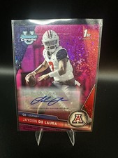 Topps 2023 Bowman Chrome Jayden De Laura Fuchsia Mini-Diamond Auto /150