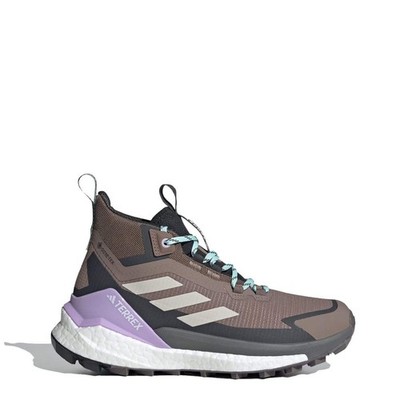 Adidas Terrex Womens Free Hiker 2.0 Gore-Tex Hiking Shoes Trace Brown / Beige /