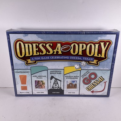 Odessa Opoly Monopoly Board Game West Texas Odessaopoly Brand New Sealed