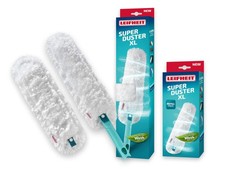 Leifheit Staubwedel SUPERDUSTER XL + Ersatzbezug Staubwischer waschbar
