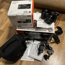 Sony Alpha 6000, Schwarz, 16-50mm Objektiv KIT + Tasche*Zubehörpaket Mediamarkt 