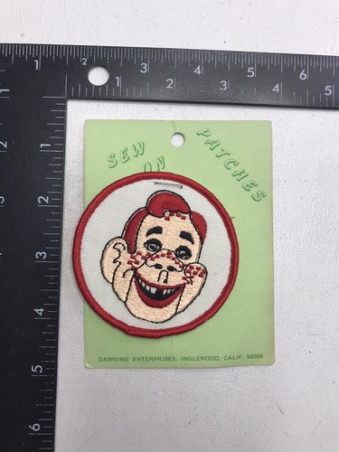 VTG c 1970s Or 80s HOWDY DOODY Patch Circus Western Theme TV Show Character M002