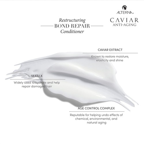 Alterna Caviar Anti-Aging Restructuring Bond Repair Shampoo/ Conditoner Set, - Picture 5 of 6