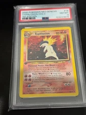 Pokemon Typhlosion Neo Genesis 1st Edition Holo Rare #18 PSA 8