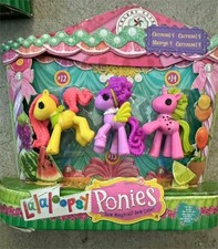 Hasbro Lalaloopsy Ponies Carousel 4 Set NIB Entertainment MGA Ponies -New