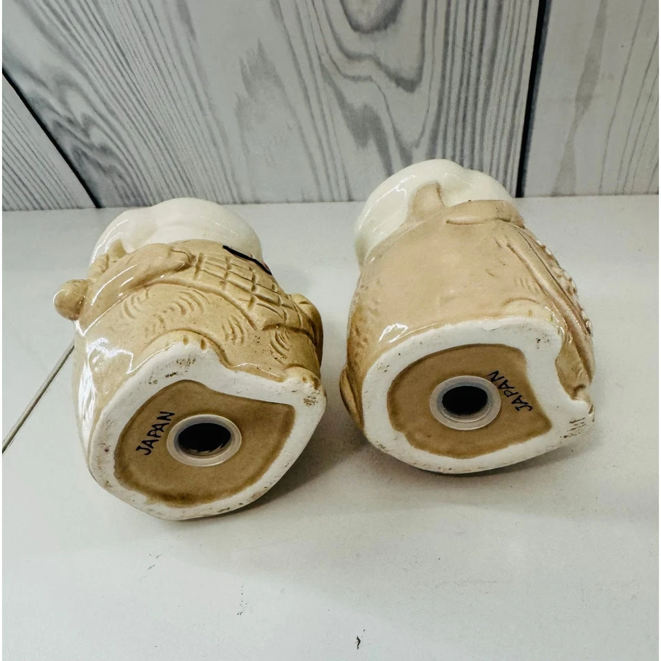 VTG Enesco 1982 Japan Cat Set - Salt & Pepper Shakers, Toothpick, Creamer/Sugar Foto 4 de 4