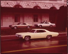 1967 Chevrolet Impala Camaro Malibu Automobiles Old Car Advertising Photo 2