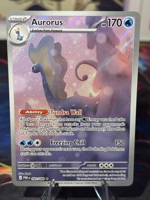 Pokemon 2026 Perfect Order Aurorus 092/088 Illustration Rare Near Mint