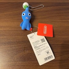 Nintendo Pikmin Plush Keychain Key Ring Blue Pikmin Mascot NDS Store Purchase