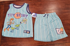 NWT Disney Pixar Toy Story Boys 2Piece Sleeveless and Matching Shorts Set Size 7