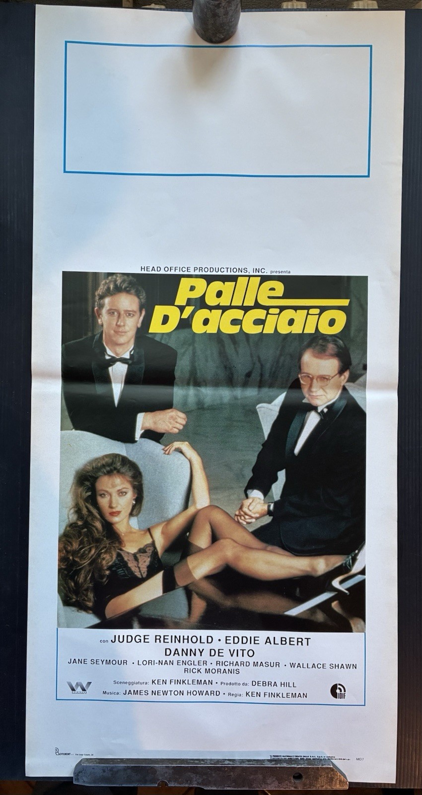 Locandina originale film Palle d'acciaio (1985) - Regia di Ken Finkleman