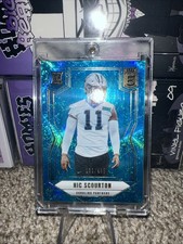 2025 Panini Donruss Elite - Rookies Nic Scourton #139 Teal Matrix /499 (RC)