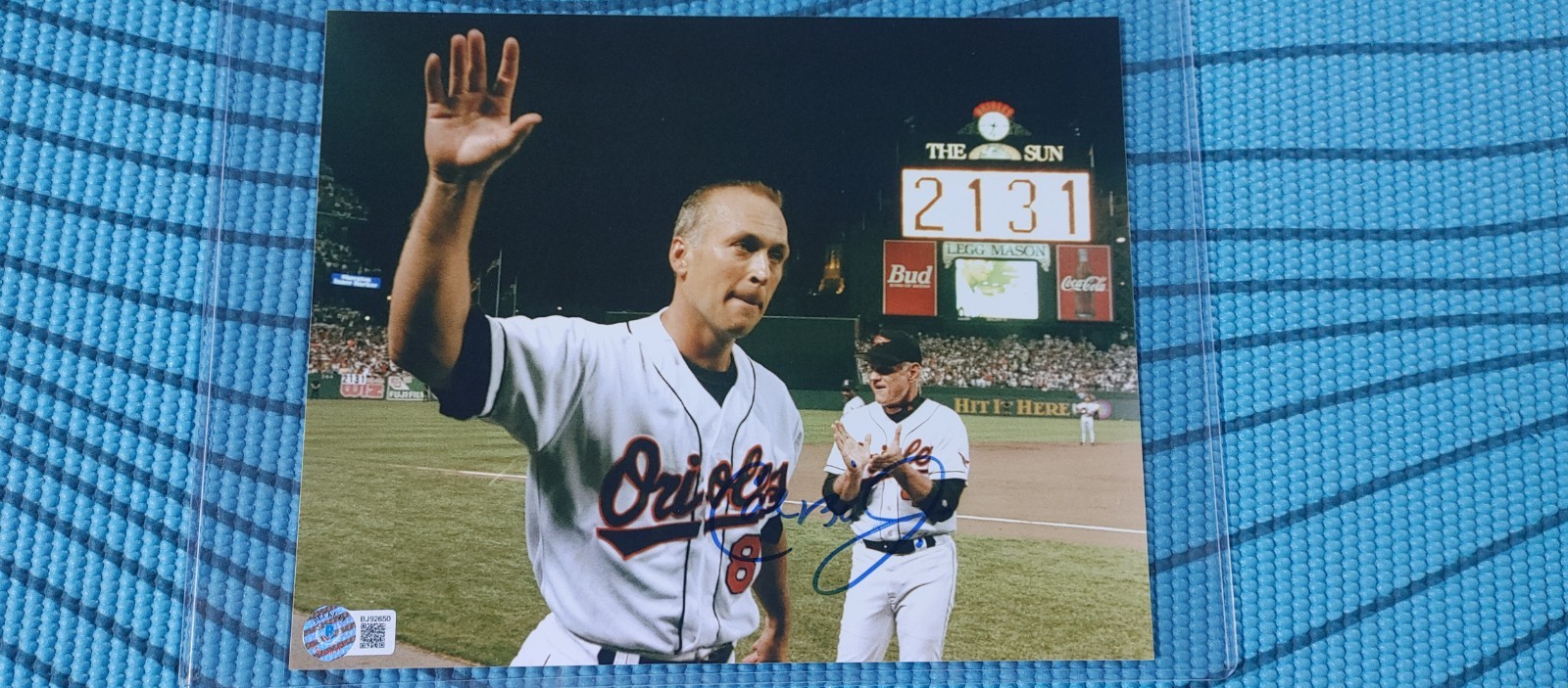 Cal Ripken Jr. Autographed Signed Baltimore Orioles 8x10 Photo Orioles BAS Beckett Certified 
