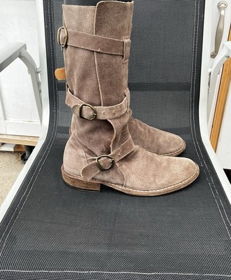 Fiorentini Baker Damen kniehohe Stiefel beige Gr.39