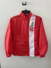 Vintage 60s 70s Bonner Mfg. Co. Coca Cola Full Zip Nylon Jacket Size Medium