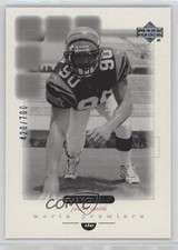 2001 Ovation World Premiere Black and White Rookies /700 Justin Smith #106 0q3