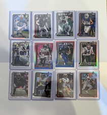 NEW 2025 TOPPS CHROME INSERTS, REFRACTORS AND ROOKIES LOT 12 CARDS