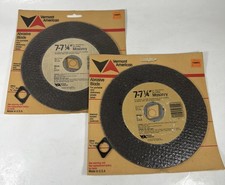 2 Vtg Vermont American 7-7 1/4" Masonry Saw Cutting Blade 28002 - New