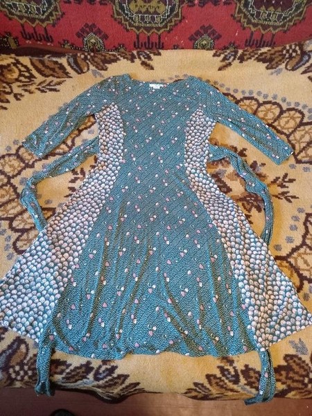 Women Boden Dress Green Viscose 40 / L / 48