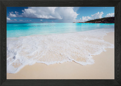 Tolle Wasserfarben von Gr gerahmtes Wandbild Poster Leinwanddruck Bild