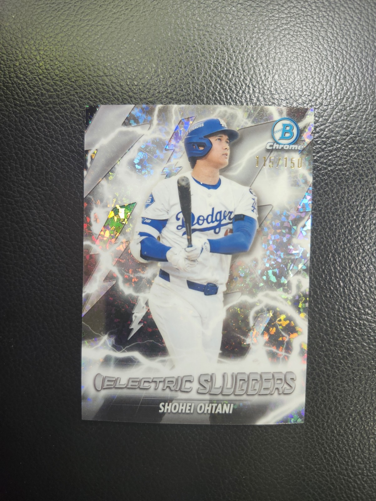 SHOHEI OHTANI 2026 BOWMAN CHROME ELECTRIC SLUGGERS MINI DIAMOND /150. DODGERS.