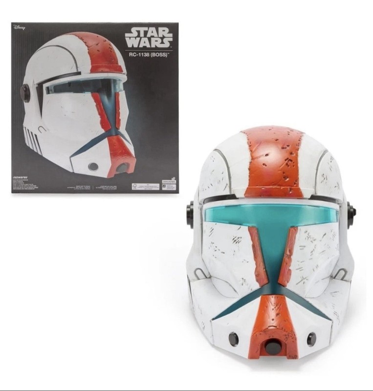 NEW💥Disney Star Wars Clone Trooper RC 1138 Helmet (Boss) Factory Sealed Rare