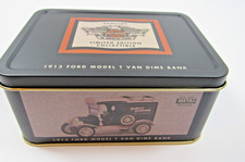 Harley Davidson 1913 Ford Model T Van Dime Bank Limited Edition Die Cast P46