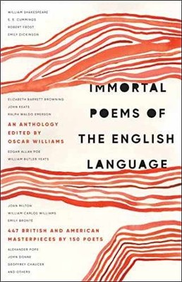Immortal Poems of the English - Paperback, by Williams Oscar - Very Good