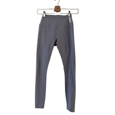 Gymshark Women's Training Full Length Legging Pants XS Intense Steel Blue