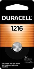 FACTORY FRESH Duracell CR1216, DL1216, 1216 Lithium Battery exp 3/2032 7z