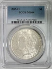 1885-O Morgan Silver Dollar, PCGS MS-64