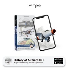 Aircraft 4D Augmented Reality Flashcards Aviation STEM Learning Toy UK Made