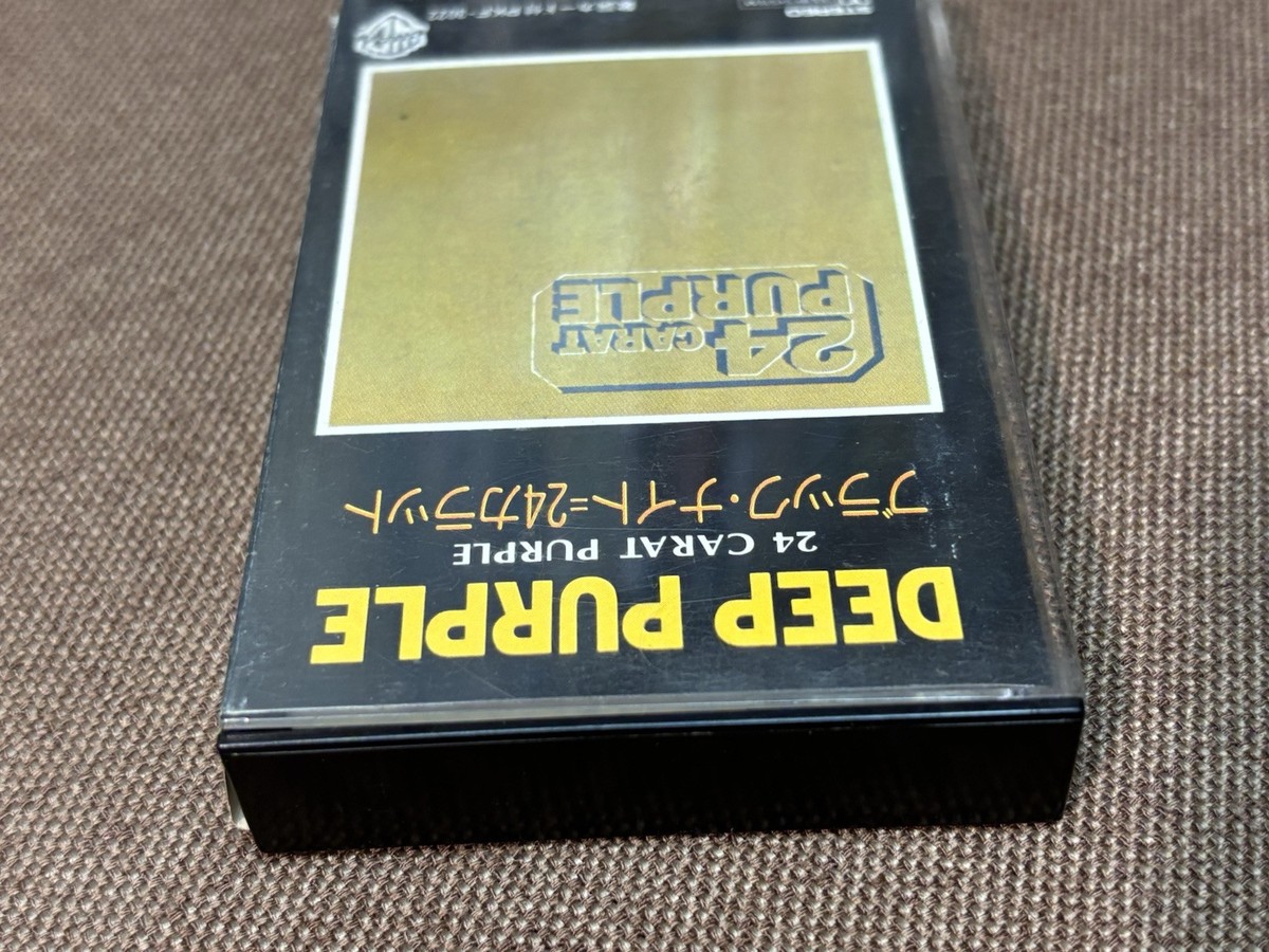 ディープパープル DEEP PURPLE 24 Carat Purple JAPAN CASSETTE TAPE PKF-3022 w