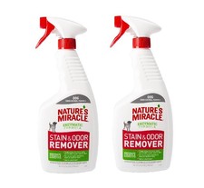 Dog Stain and Odor Remover for Carpet, Hard Floors, Fabric and Furniture, 24 2Pk